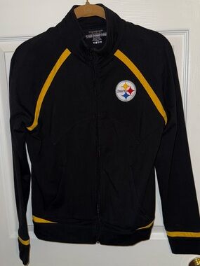 Reebok Black Jacket with Yellow Trim